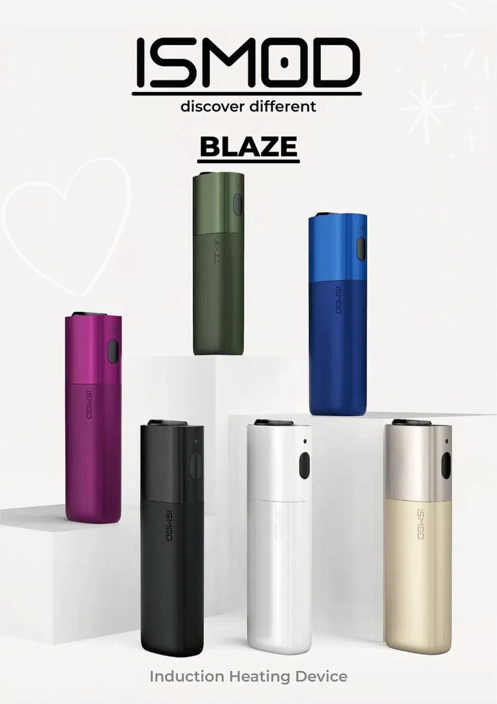 ISMOD BLAZE4.0加熱主機1500mAh 適用 IQOS ILUMA/Terea 免清潔