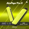 AirsPops Pro II-黃色 Airscream Airspops Pro II 英國品牌 氣泡2 pro2代 1000mAh 可調瓦數