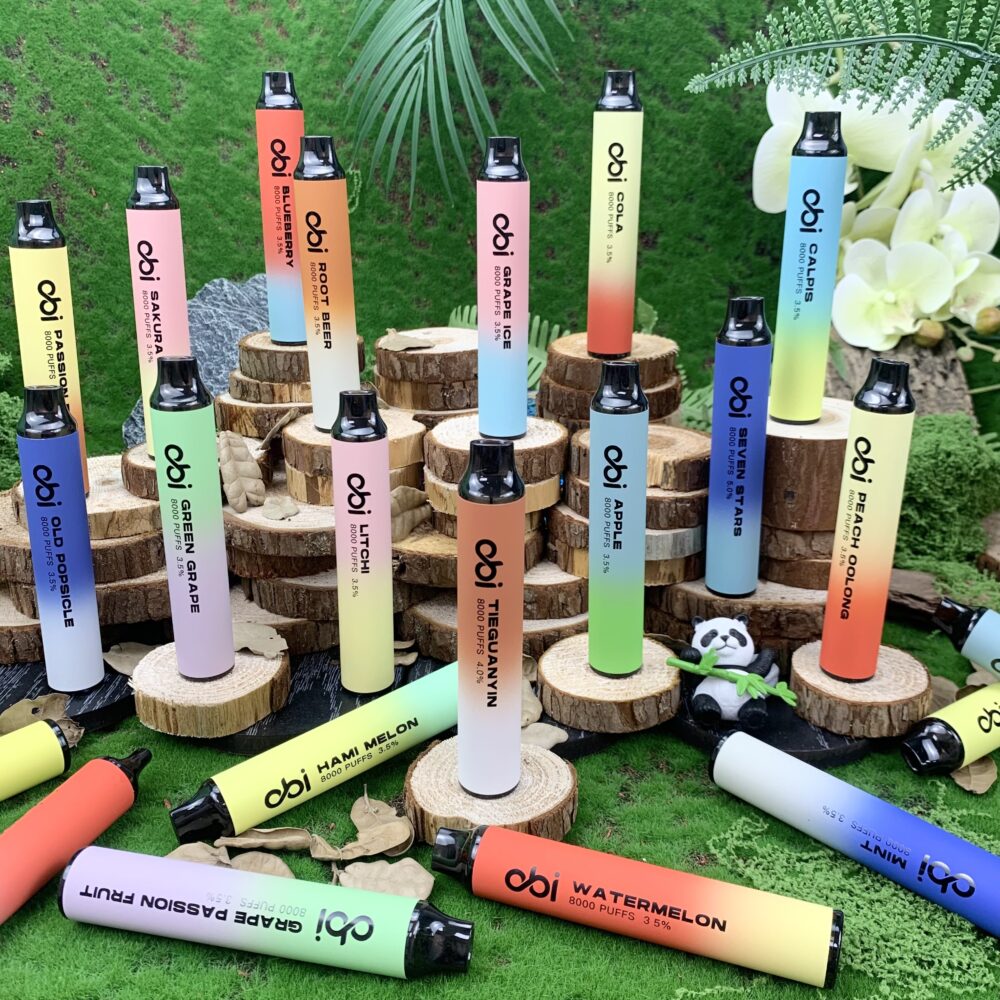 【OBI】 8000口一次性/拋棄式電子煙｜13ml大容量×27種爆款口味